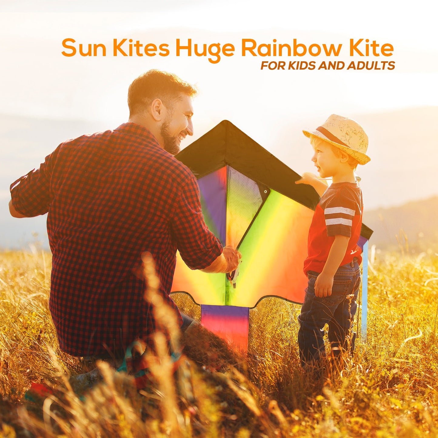Rainbow Delta 1 Kite - Sun Kites