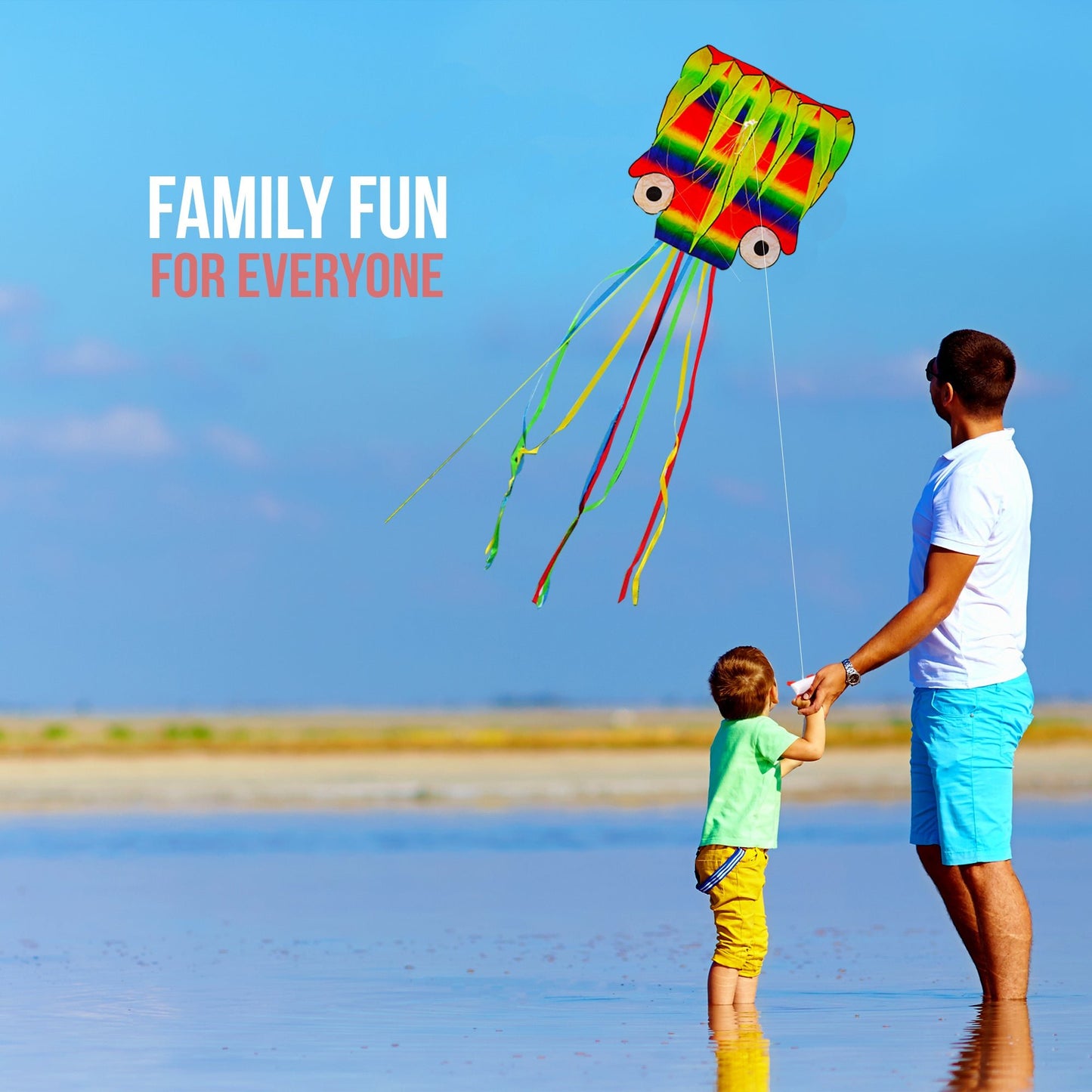 Rainbow Octopus Kite - Sun Kites