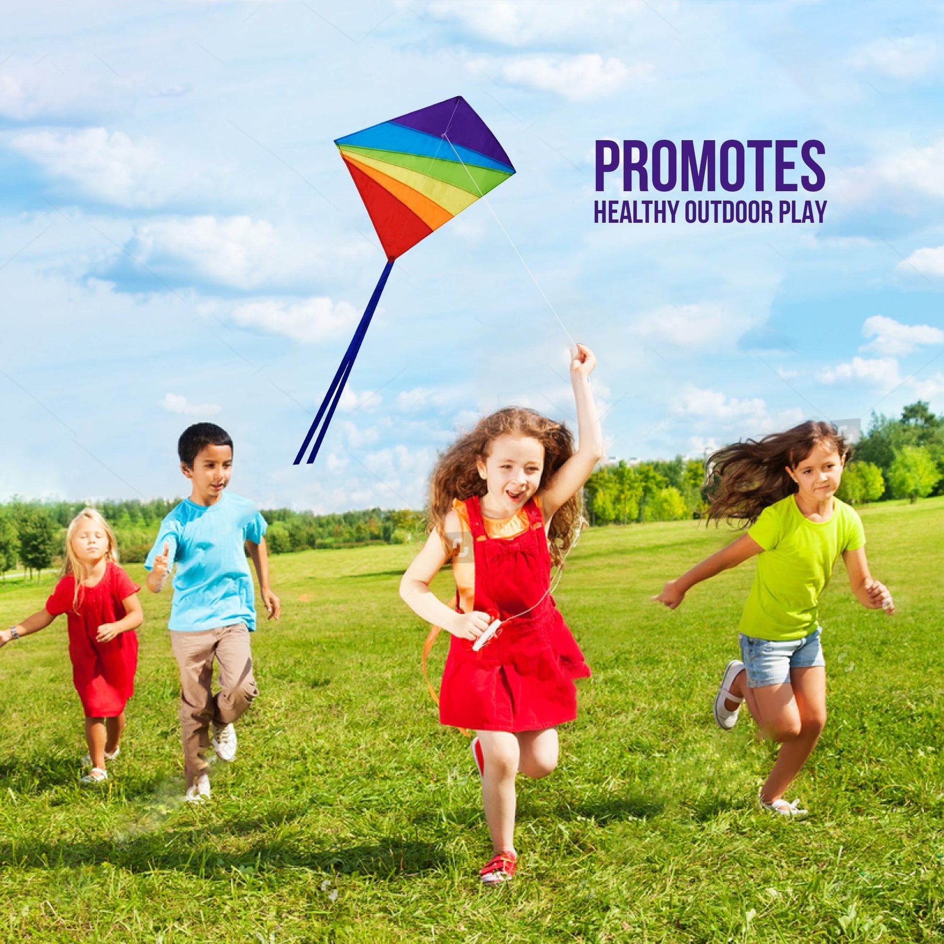 Rainbow Diamond Kite - Sun Kites